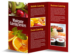 250 Brochures printed double sided - 100lb 4/4 c2s
